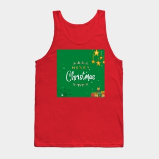 Merry Christmas - Green Xmas Tank Top